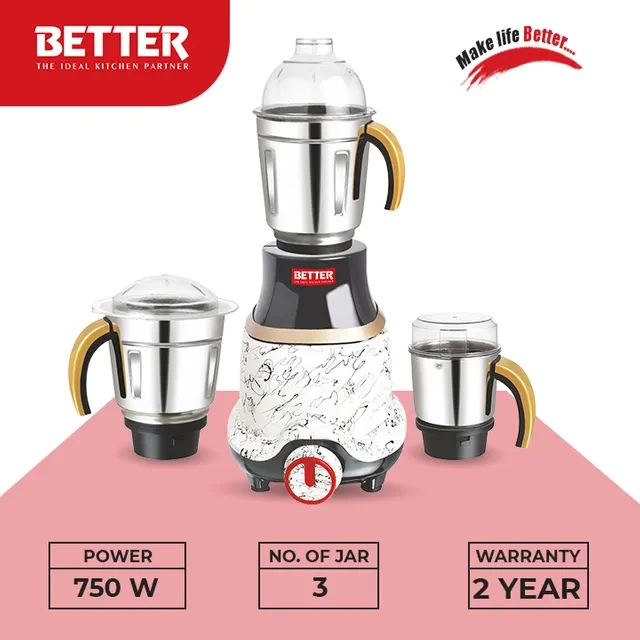 Better Butterfly Mixer Grinder - 750W Powerful Motor BMG 207